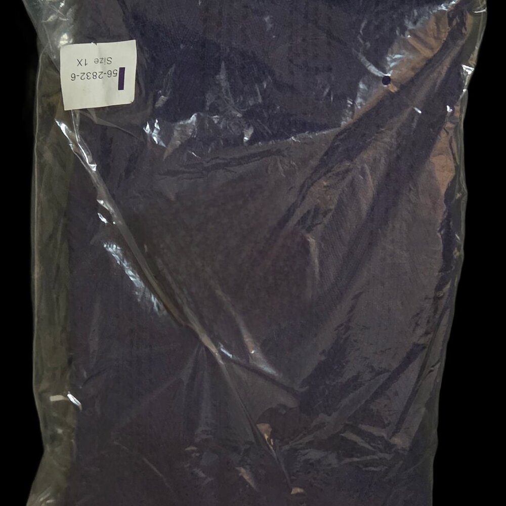 New Woman Within Deep Purple Pointelle Knit Sweater